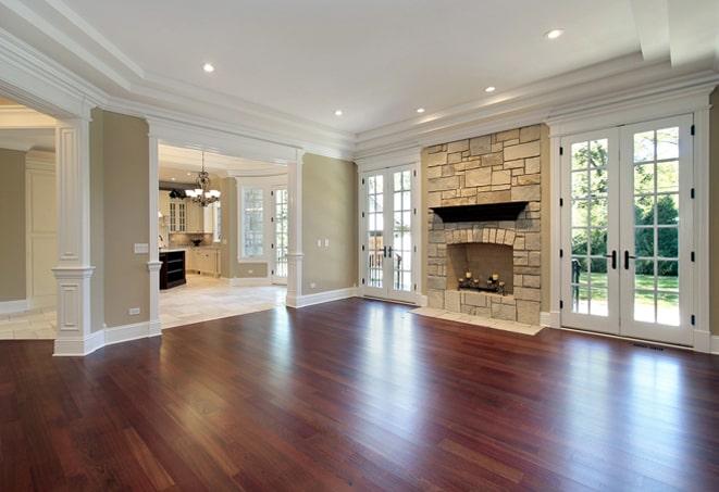 natural wood grain pattern in durable hardwood floor